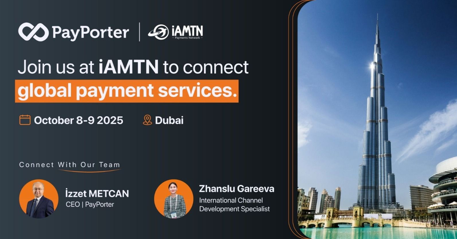 PayPorter is joining İAMTN 2025 in Dubai!